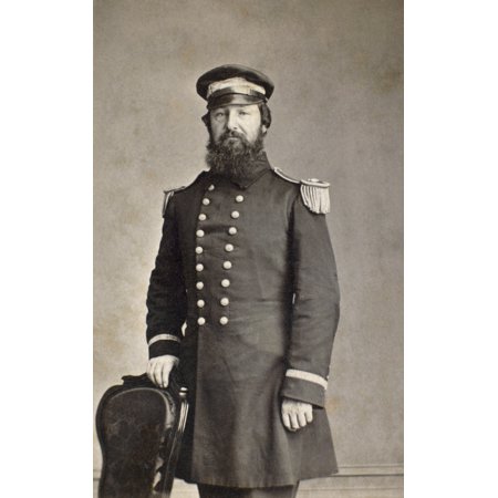 Civil War Union Commander Noriginal Carte-De-Visite Photograph Of Lieutenant Commander Edward E Stone Of The Union Navy Poster Print by Granger Collection