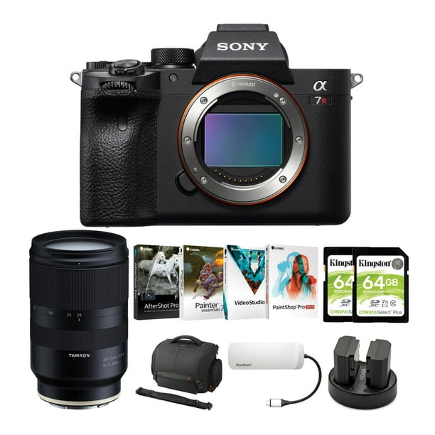 Sony Alpha a7R IV Mirrorless Digital Camera Body with 28-75mm f/2.8 Lens Bundle