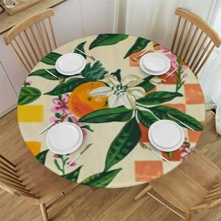 HAOXIT Flower Round Table Cloth Stain Wrinkle Resistant Circle Table Cover for Kitchen Dining Picnic Camping Indoor Outdoor Decor 54-58
HAOXIT Flower Round Table Cloth Stain Wrinkle Resistant Circle Table Cover for Kitchen Dining Picnic Camping Indoor Outdoor Decor 54-58