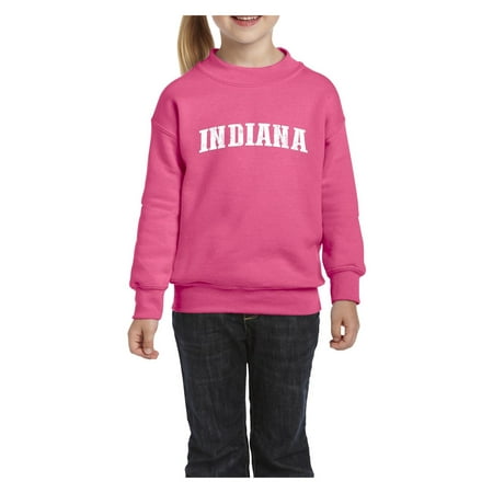 Indiana State Flag Unisex Youth Crewneck Sweatshirt