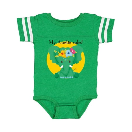 Inktastic My Auntie Rules My Aunt Rules Green Elephant Kondo and Crown Gift Baby Girl Bodysuit
Inktastic My Auntie Rules My Aunt Rules Green Elephant Kondo and Crown Gift Baby Girl Bodysuit