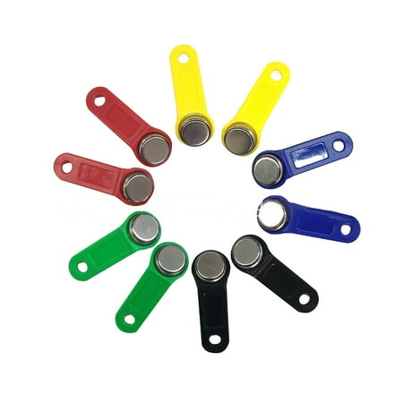 5Pcs Readable RFID Touch Memory Key TM1990 DS1990 iButton for Copy Card Dal-CRWA