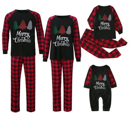 Family Matching Christmas Pajamas Set Xmas Tree Print Long Sleeve Tops and Pants PJs Sleepwear 2 Piece Clothes
Family Matching Christmas Pajamas Set Xmas Tree Print Long Sleeve Tops and Pants PJs Sleepwear 2 Piece Clothes