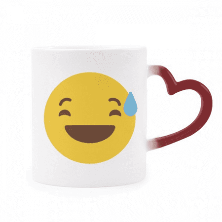 Laugh Awkward Yellow Cute Online Chat Happy Heat Sensitive Mug Red Color Changing Stoneware Cup
Laugh Awkward Yellow Cute Online Chat Happy Heat Sensitive Mug Red Color Changing Stoneware Cup