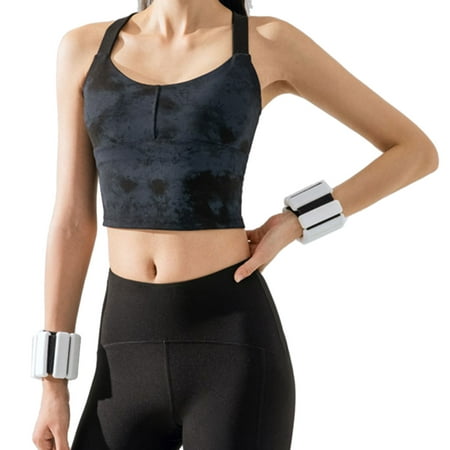 YUUZONE High Impact Sports Bras for Women Longline Yoga Workout Bra Padded