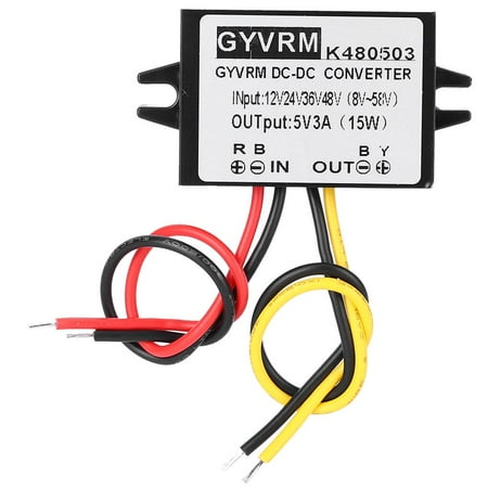 DC-DC 36-48V to 5V 3A Step-down Power Supply Module Waterproof Power Supply Converter
DC-DC 36-48V to 5V 3A Step-down Power Supply Module Waterproof Power Supply Converter