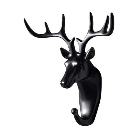 Outfmvch organization and storage Creative Non-punch Coat Hook Sticky Hook Decorative Hook Creative Animal Head Wall Hanging Deer Head Hook Black
Outfmvch organization and storage Creative Non-punch Coat Hook Sticky Hook Decorative Hook Creative Animal Head Wall Hanging Deer Head Hook Black