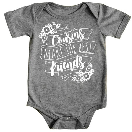 Cousins Make The Best Friends Flower Banner T-Shirts and Bodysuits for Matching Girl Cousins Granite Heather Bodysuit 6 Months
Cousins Make The Best Friends Flower Banner T-Shirts and Bodysuits for Matching Girl Cousins Granite Heather Bodysuit 6 Months
