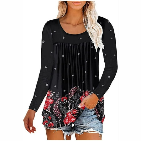 Long Sleeve Maternity Shirt for Women Hide Belly Tunic Tops 2022 Dressy Casual Long Sleeve Floral Blouse T Shirts
Long Sleeve Maternity Shirt for Women Hide Belly Tunic Tops 2022 Dressy Casual Long Sleeve Floral Blouse T Shirts