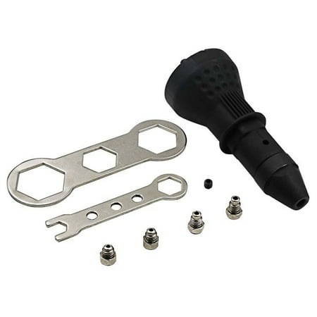 Drill Rivet Adaptor for Cordless Drill Electric Rivet Nut Cordless Riveting Drill Adaptor Insert Nut Tool (Black)
Drill Rivet Adaptor for Cordless Drill Electric Rivet Nut Cordless Riveting Drill Adaptor Insert Nut Tool (Black)
