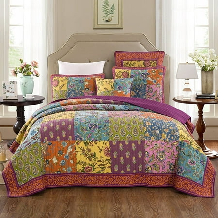 Carnival Garden Quilt Set by Tache Home Fashion