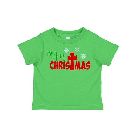 Inktastic Merry Christmas with Cross and Snowflakes Gift Toddler Boy or Toddler Girl T-Shirt
Inktastic Merry Christmas with Cross and Snowflakes Gift Toddler Boy or Toddler Girl T-Shirt