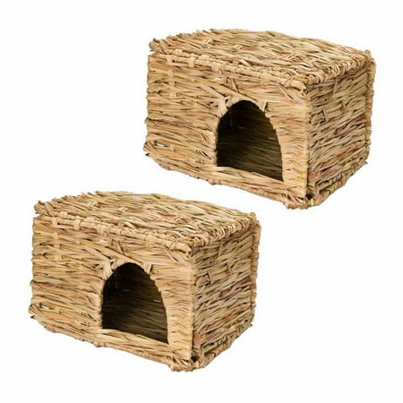 2X Natural Grass Toy Hand Woven Rabbit Guinea Pig Ferret Folding Straw Grass House
2X Natural Grass Toy Hand Woven Rabbit Guinea Pig Ferret Folding Straw Grass House