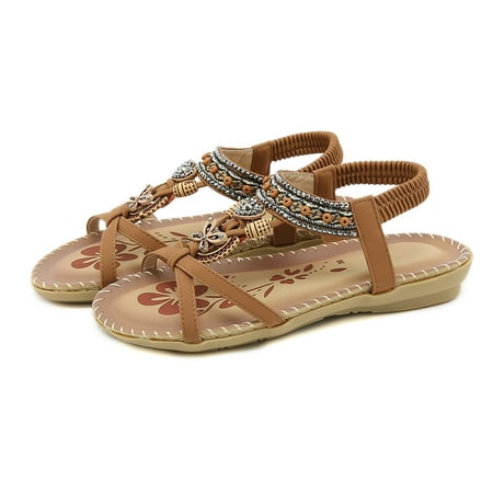 Cathalem Fashion Women Casual Open Toe Flat Rhinestone Comfortable Soft Bottom Breathable Elastic Slipper Sandals Women Fuzzy Brown 8
Cathalem Fashion Women Casual Open Toe Flat Rhinestone Comfortable Soft Bottom Breathable Elastic Slipper Sandals Women Fuzzy Brown 8