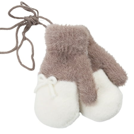 Kripyery 1 Pair Winter Children Warm Gloves Knitted Thicken Color Patched Bow Mittens
Kripyery 1 Pair Winter Children Warm Gloves Knitted Thicken Color Patched Bow Mittens