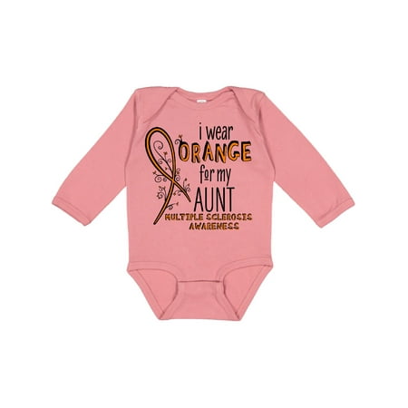 Inktastic I Wear Orange for my Aunt- Multiple Sclerosis awareness Gift Baby Boy or Baby Girl Long Sleeve Bodysuit
Inktastic I Wear Orange for my Aunt- Multiple Sclerosis awareness Gift Baby Boy or Baby Girl Long Sleeve Bodysuit