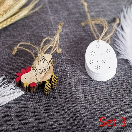 8PCS Household DIY Pendants Handcraft Rabbit Wooden Easter Decorations Hanging Ornaments Easter Wood Chips SET 3
8PCS Household DIY Pendants Handcraft Rabbit Wooden Easter Decorations Hanging Ornaments Easter Wood Chips SET 3