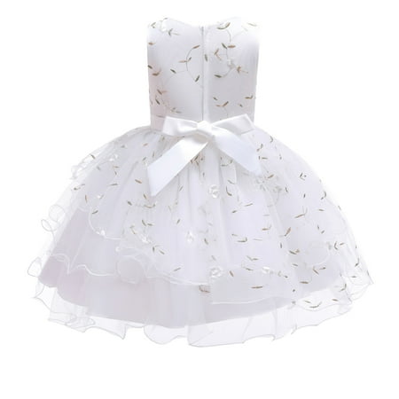 Cathalem Girls Short Sleeve Dresses Kid Children Girl Sleeveless Floral Embroidered Tulle Ball Gown Corduroy Dress Toddler Dress White 2 Years
Cathalem Girls Short Sleeve Dresses Kid Children Girl Sleeveless Floral Embroidered Tulle Ball Gown Corduroy Dress Toddler Dress White 2 Years