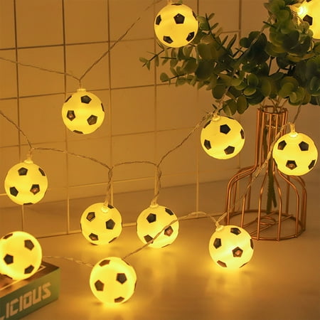 Home Decor Christmas DecorationsYedhsi World Cup Football LED Modeling Lights Children s Room Bedroom Christmas Decoration Star Lights String Decorations Home
Home Decor Christmas DecorationsYedhsi World Cup Football LED Modeling Lights Children s Room Bedroom Christmas Decoration Star Lights String Decorations Home