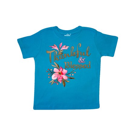 Inktastic Thankful and Blessed Inspirational Saying with Pink Flowers Gift Toddler Boy or Toddler Girl T-Shirt
Inktastic Thankful and Blessed Inspirational Saying with Pink Flowers Gift Toddler Boy or Toddler Girl T-Shirt