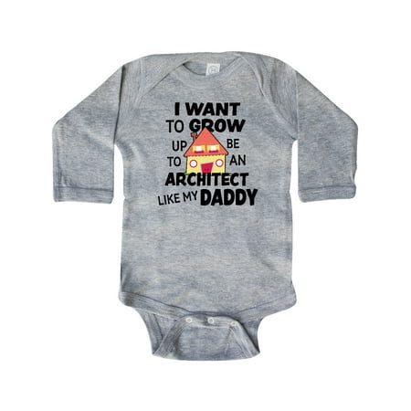 Inktastic I Want To Grow up To Be An Architect Like My Daddy Gift Baby Boy or Baby Girl Long Sleeve Bodysuit
Inktastic I Want To Grow up To Be An Architect Like My Daddy Gift Baby Boy or Baby Girl Long Sleeve Bodysuit