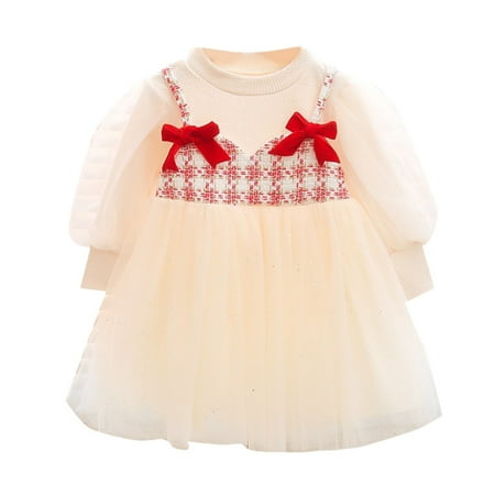 Summer Dresses For Girls Spring New Bow Fashion Round Neck Long Sleeve Mesh Dress For 12-24 Months
Summer Dresses For Girls Spring New Bow Fashion Round Neck Long Sleeve Mesh Dress For 12-24 Months