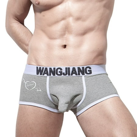 BIZIZA Pouch Soft Male Underwear for Men Comfort Breathable Briefs Stretch Trunks Gray M
BIZIZA Pouch Soft Male Underwear for Men Comfort Breathable Briefs Stretch Trunks Gray M