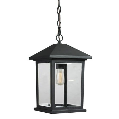 Outdoor Pendant 1 Light With Black Finish Aluminum Medium Base Bulb 8 inch 100 Watts
Outdoor Pendant 1 Light With Black Finish Aluminum Medium Base Bulb 8 inch 100 Watts