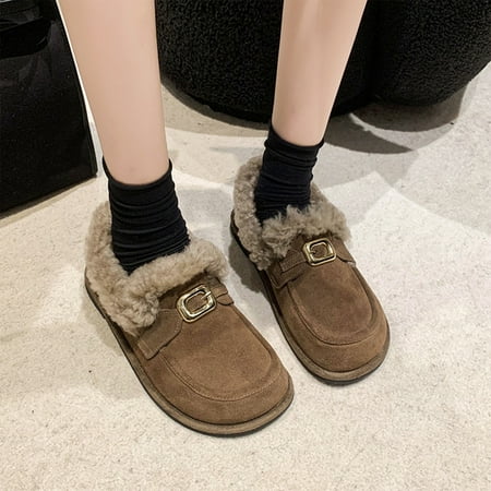WQJNWEQ Women s Flats Shoes Leisure Thickened Foot Wrapped Winter Home Cotton Shoes Outer Wear Full Package Shoes Warm Home indoor Plush Shoes Thick Bottom Package Heel Plush Comfort
WQJNWEQ Women s Flats Shoes Leisure Thickened Foot Wrapped Winter Home Cotton Shoes Outer Wear Full Package Shoes Warm Home indoor Plush Shoes Thick Bottom Package Heel Plush Comfort