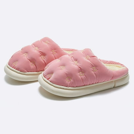 New Alphabet Personality Down Fabric Anti skid Cotton Slippers Indoor and Outdoor
New Alphabet Personality Down Fabric Anti skid Cotton Slippers Indoor and Outdoor