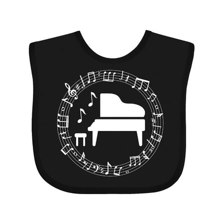 Inktastic Piano Student Music Teacher Gift Idea Gift Baby Boy or Baby Girl Bib
