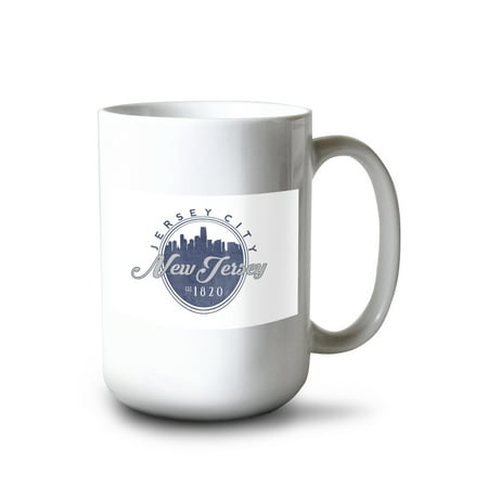 15 fl oz Ceramic Mug Jersey City New Jersey Skyline Seal (Blue) Dishwasher & Microwave Safe
15 fl oz Ceramic Mug Jersey City New Jersey Skyline Seal (Blue) Dishwasher & Microwave Safe