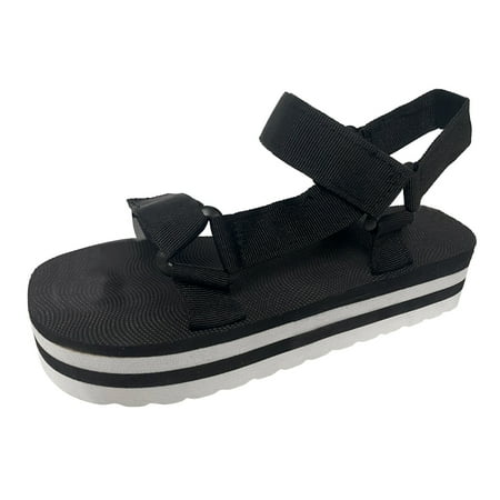 Sandals Women Ladies Fashion Summer Hook&Loop Colorblock Outer Beach Platform Sandals Womens Sandals Cloth Black 38
Sandals Women Ladies Fashion Summer Hook&Loop Colorblock Outer Beach Platform Sandals Womens Sandals Cloth Black 38