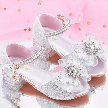 Gubotare Summer Sandals for Girl Comfortable Girls Sandals Kids Heels Open Toe Ankle Strap Dress Shoes Flower Wedding Party for Toddler Little Big Kid (Silver 1)
Gubotare Summer Sandals for Girl Comfortable Girls Sandals Kids Heels Open Toe Ankle Strap Dress Shoes Flower Wedding Party for Toddler Little Big Kid (Silver 1)