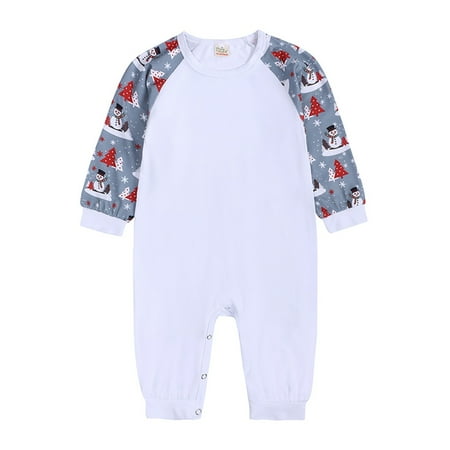 Xmas Infant Baby Pajamas Long Sleeve Patchwork Cute Cartoon Romper Jumpsuit PJ s Family Matching Christmas Sleepwear Outfit
Xmas Infant Baby Pajamas Long Sleeve Patchwork Cute Cartoon Romper Jumpsuit PJ s Family Matching Christmas Sleepwear Outfit