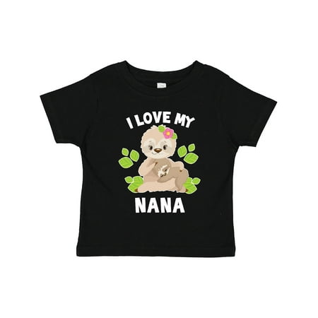 Inktastic Cute Sloth I Love My Nana with Green Leaves Boys or Girls Toddler T-Shirt
Inktastic Cute Sloth I Love My Nana with Green Leaves Boys or Girls Toddler T-Shirt