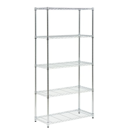 Honey-Can-Do 5 Tier Chrome- 18X36X72 350Lb