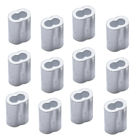 Chidian 200pcs Cable Crimps Wire Ferrules Rope Steel Cable Aluminum Crimping Loop Sleeve Steel Cable Double Ferrule Wire Rope Cable Clamps (Silver)
Chidian 200pcs Cable Crimps Wire Ferrules Rope Steel Cable Aluminum Crimping Loop Sleeve Steel Cable Double Ferrule Wire Rope Cable Clamps (Silver)
