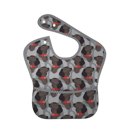 Bingfone Mess-Proof Baby Bib - Waterproof Bib for Baby Boy or Girl with Food Catcher Pocket Unisex-Cute Puppy Black
Bingfone Mess-Proof Baby Bib - Waterproof Bib for Baby Boy or Girl with Food Catcher Pocket Unisex-Cute Puppy Black