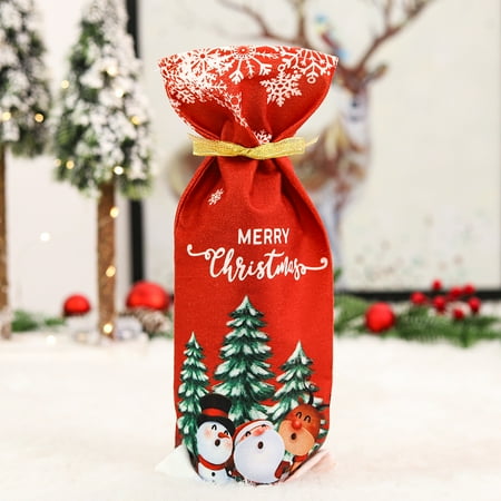 Christmas Creative Printing Painted Dolls Wine Bottle Bag Champagne Bottle Sleeves Bar Table Atmosphere Decoration Supplies
Christmas Creative Printing Painted Dolls Wine Bottle Bag Champagne Bottle Sleeves Bar Table Atmosphere Decoration Supplies