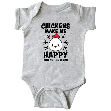 Inktastic Chickens Make Me Happy You Not So Much Gift Baby Boy or Baby Girl Bodysuit
Inktastic Chickens Make Me Happy You Not So Much Gift Baby Boy or Baby Girl Bodysuit