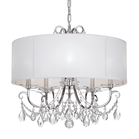 Crystorama 6625-CH-CL-SAQ Ollo Chandeliers 24in Polished Chrome 5-light
Crystorama 6625-CH-CL-SAQ Ollo Chandeliers 24in Polished Chrome 5-light