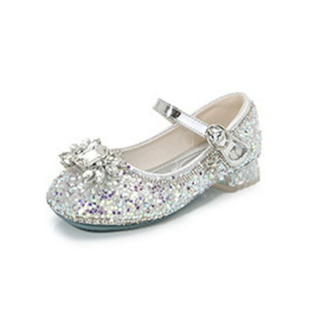 Gomelly Kids Heeled Sandals Magic Tape Princess Shoe Sequins Mary Jane Non-slip Pumps Girls Girl s Dress Shoes Silver 8C
Gomelly Kids Heeled Sandals Magic Tape Princess Shoe Sequins Mary Jane Non-slip Pumps Girls Girl s Dress Shoes Silver 8C