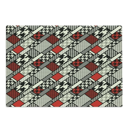 Modern Cutting Board Minimalist Abstract Pattern with Retro Fashion Geometric Effect Decorative Tempered Glass Cutting and Serving Board Large Size White Black Red by Ambesonne
Modern Cutting Board Minimalist Abstract Pattern with Retro Fashion Geometric Effect Decorative Tempered Glass Cutting and Serving Board Large Size White Black Red by Ambesonne