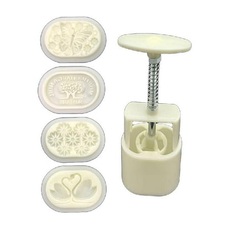 DOYOUNG 50g Mooncake Mold 4 Stamps Hand Press Green Bean Cake Pastry Mould DIY Bakware
DOYOUNG 50g Mooncake Mold 4 Stamps Hand Press Green Bean Cake Pastry Mould DIY Bakware