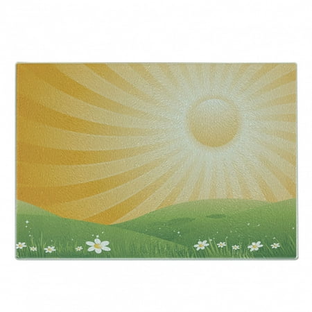Flower Landscapes Cutting Board Sun Beaming on a Summer Day Out on the Meadow Decorative Tempered Glass Cutting and Serving Board in 3 Sizes by Ambesonne
Flower Landscapes Cutting Board Sun Beaming on a Summer Day Out on the Meadow Decorative Tempered Glass Cutting and Serving Board in 3 Sizes by Ambesonne