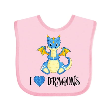 Inktastic I Love Dragons with Cute Blue Dragon Boys or Girls Baby Bib
Inktastic I Love Dragons with Cute Blue Dragon Boys or Girls Baby Bib