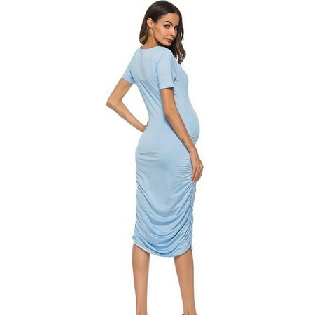 asdoklhq Maternity Dress Pregnant Women Clothes Short Sleeve Soild Color Maternity Casual Sexy Dress
asdoklhq Maternity Dress Pregnant Women Clothes Short Sleeve Soild Color Maternity Casual Sexy Dress