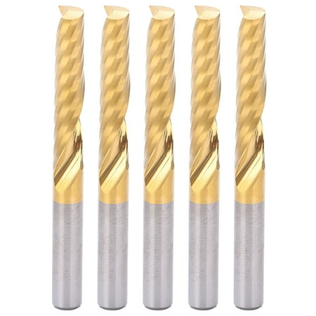 5pcs Spiral Router Bit High Speed Steel Milling Cutter CNC End Mill Set 6 X 32 X 60mm
5pcs Spiral Router Bit High Speed Steel Milling Cutter CNC End Mill Set 6 X 32 X 60mm