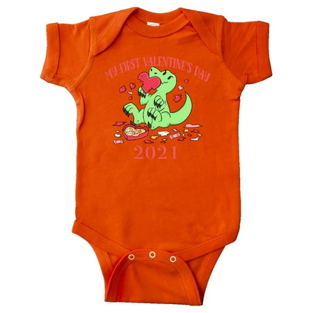 Inktastic My 1st Valentine s Day 2021 Dinosaur Gift Baby Boy or Baby Girl Bodysuit
Inktastic My 1st Valentine s Day 2021 Dinosaur Gift Baby Boy or Baby Girl Bodysuit